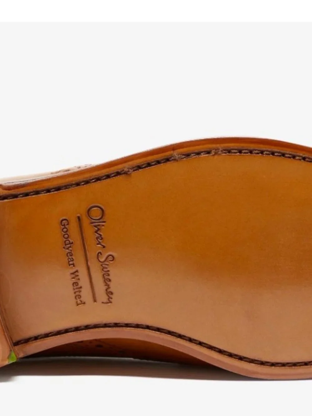 Oliver Sweeney Aldeburgh Tan Oxford Brogues - Size 13